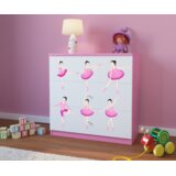  Dječja komoda - BALERINA - roza | shoptok.hr
