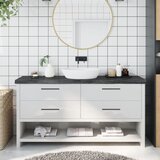  Kupaonska radna ploča tamnosmeđa 120x40x(2-6) cm tretirano drvo Cijene