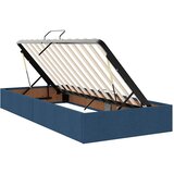 LED krevet za pohranu s madracem Plava 90 x 200 cm Tkanina | shoptok.hr
