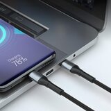 3mk Hyper kabel N-SERIES USB-C v USB-C 1m 100W črn | Shoptok.si