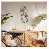 WALLXPERT Zidna dekoracija Žena Silueta - APT596MS, 28x61 cm, 1,2 mm, Crna | Eponuda.ba