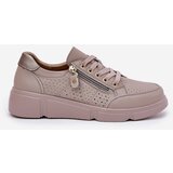 VINCEZA Leather Sports Shoes Sneakers On Platform With Zipper | Eponuda.ba