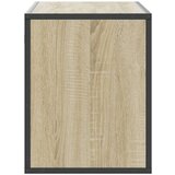 vidaXL TV ormarić boja hrasta 100x31x39,5 cm konstruirano drvo i metal | shoptok.hr