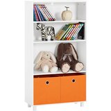 SoBuy knjižna omara za otroke v beli barvi v skandinavskem slogu, (20815219) | Shoptok.si