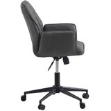 MID.YOU VRTLJIVI STOL kovina, tekstil antracit | Shoptok.si