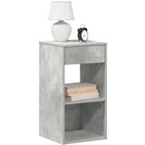 vidaXL Noćni ormarići s ladicom 2 kom beton sivi 35x34x66,5 cm | shoptok.hr