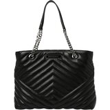 Armani Exchange Nakupovalna torba črna / srebrna Cene