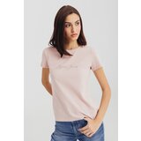 Legendww roze ženska majica sa cirkonima i legend jeans natpisom 7346-9156-09 | ePonuda.com