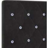 vidaXL Krevetna Okvir Crna 140x190 cm Baršun | shoptok.hr