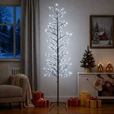  Božićno drvce s izgledom breze Bijela 47 x 240 cm Čelik | shoptok.hr