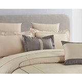 Mila Home Luxury Bež enojna posteljnina iz renforce bombaža z rjuho/6-delna 140x200 cm Calm of Lines – | Shoptok.si