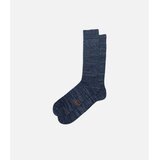 Nudie Najlonke / Samostoječe nogavice Rasmusson Mens Rib Sock Dark Blue Modra Cene
