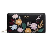 Vuch Ženski novčanik Nightie Nicci Flowers Black, 10 x 20 cm | shoptok.hr
