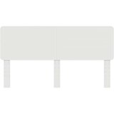  Uzglavlje s uzglavljem Sjajno bijelo 180 cm Konstruirano drvo | shoptok.hr