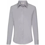 Fruit Of The Loom Grey lady-fit shirt Oxford
