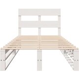 vidaXL Okvir kreveta bez madraca bijeli 90 x 200 cm masivna borovina | shoptok.hr