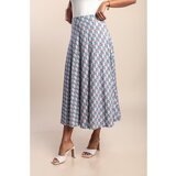 Fenzy Midi Krilo S Potiskom, Svetlo Modro | Shoptok.si