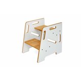 Hanah home Dečija stepenica Step Stool White Natural | Eponuda.com