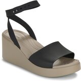 Crocs BROOKLYN WEDGE Crna Cijene