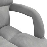 Podesivi podni naslonjač Svjetlosiva Baršun | Eponuda.com