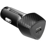 forcell 20 W USB-C avtomobilski polnilec, cigaretni vžigalnik z Power Delivery 3.0, - Carbon Black, (20633038) | Shoptok.si