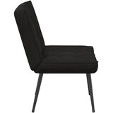  Stolica za opuštanje crna 64x74x84 cm baršun | shoptok.hr