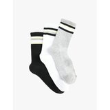 Koton Striped Socks Set Cotton Blended cene