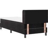  s opruga kutije s uzglavljem Crna 200 x 80 cm Baršun | shoptok.hr