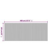 Sobna pregrada smeđa širina 400 cm visina 165 cm od bambusa | shoptok.hr