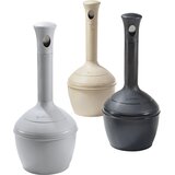 Justrite Varnostni stoječi pepelnik,samogasilen, prostornina 15 l, siv | Shoptok.si