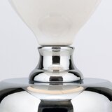 Orion LA 4-1229 - Stona lampa OVUM 1xE27/40W/230V 48 cm keramika bela/hrom | Eponuda.com