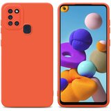 Cadorabo Ohišje, združljiv s Samsungom v tekočini Orange - Zaščitni pokrov iz fleksibilnega silikona TPU, (20617719) | Shoptok.si