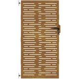  Vrtna vrata 85 x 200 cm od čelika COR-TEN četvrtasti dizajn | shoptok.hr