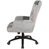 CARRYHOME PISARNIŠKI STOL kovina, umetna masa, tekstil rjava, siva, črna, bež | Shoptok.si