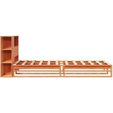  Krevet s regalom za knjige bez madraca 90 x 190 cm masivno drvo | shoptok.hr