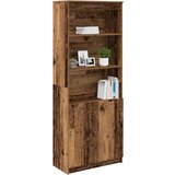 vidaXL Visoka omara starinski les 70x35x180 cm inženirski les | Shoptok.si