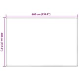 vidaXL Tepih za šator boja pijeska 400 x 600 cm HDPE | shoptok.hr