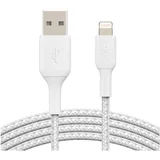 Lightning to USB-A Cable 2m, braided, mfi cert, white