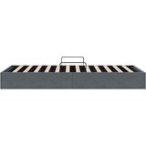  Krevet s od storage s madracem Tamno siva 100 x 190 cm Baršun | Shoptok.si