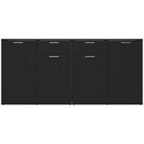  Komoda crna 160 x 36 x 75 cm od iverice | shoptok.hr
