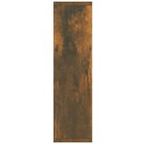 Ormarić s ogledalom LED boja dimljenog hrasta 76 x 15 x 55 cm | shoptok.hr