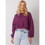 BASIC Feel Good Sweatshirt-RV-BL-7450.64-dark purple Cene