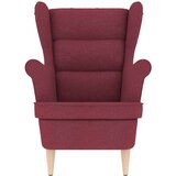  Fotelj Wine Red 74x84x100 cm Tkanina, (21749740) | Shoptok.si