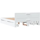  Okvir za krevet s uzglavljem bijeli 150x200cm konstruirano drvo | Eponuda.ba