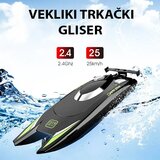  veliki trkački gliser na daljinski crni Cene