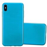 Cadorabo Ohišje, združljiv z Apple v turkizni - zaščitni pokrov, narejen iz fleksibilnega silikona TPU v brušenem dizajnu, (20574054) | Shoptok.si