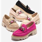 Resti Black openwork women's moccasins with Bokkso decoration- Footwear | Shoptok.si
