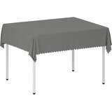  Tkanina za stol 5 kom. Pravokutni Svjetlosiva 110 x 140 cm | shoptok.hr