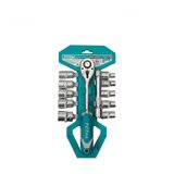 Total 12-delni set 1/2" čegrtaljke i nastavaka THT141121 | ePonuda.com