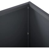  Vrtna saksija Antracit 40 x 20 x 20 cm Čelična vrata - Antracit 40 x 20 x 20 cm 1 | shoptok.hr